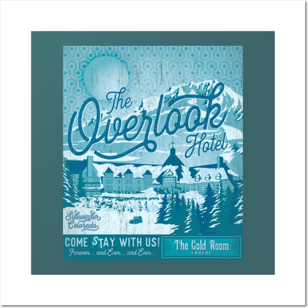 The Overlook Hotel Wall Art by FiendishlyCruelArt